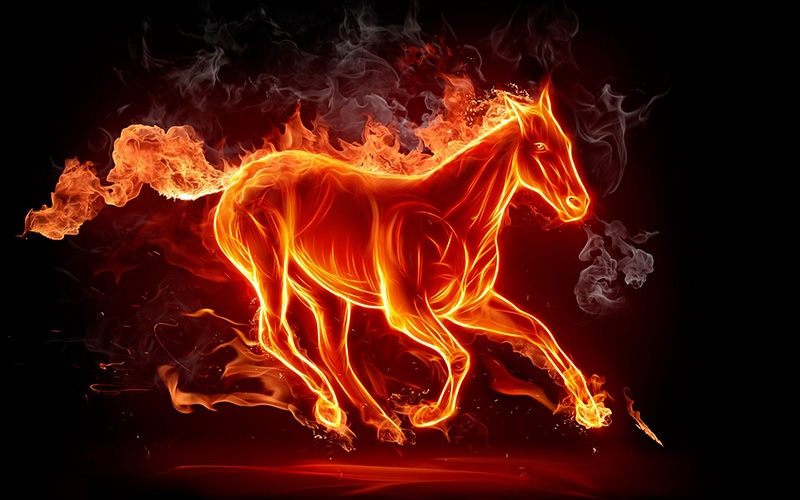 .cavallo di fuoco